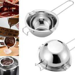 Chocolate Butter Melt Bowl Heating Pot DIY Long Grip Handle Pastry Cooking Dessert Pot Home Kitchen Baking Tools