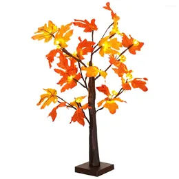 Decorative Flowers Bedroom Decore LED Tree Light Little Pumpkin Living Toom Lamp Abs Aesthetic Lamps Livingroom