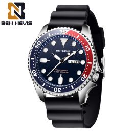 Kits New Fashion Men Watch Ben Nevis Top Brand Quartz Watches Mens Waterproof Date Sports Luminous Bussiness Wristwatch