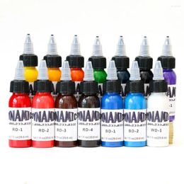 Tattoo Inks 30ml Ink High Quality Red Green White Blue Bright Pigment Purple Pink Black Brown Practice Color