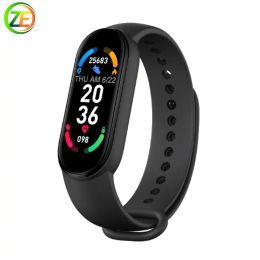 Wristbands Zeblaze Smart Sports Function Bracelet Heart Rate for Xiaomi Blood Pressure Monitor Sleep Monitoring M6 Smart Sports Bracelet