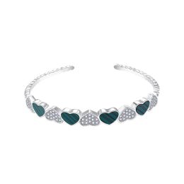 Bangles 2022 New Spanish Bear Women's Hand Bracelets 925 Silver Original Fine Jewellery Luxury Love Couple Pearl Trinket