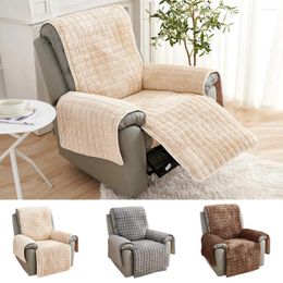 Chair Covers Recliner Mat Cover Slipcover Armchair Sofa Protection Pad Non-slip Washable Flannel Plush