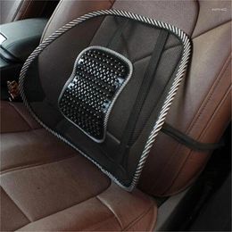 Pillow Car Seat Pillows Lumbar Support Back Massager Waist For Chairs Home Office Relieve Pain Cool And Breathable In Summer