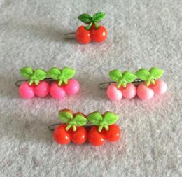 Dog Apparel Pet Cat Hairpin Hair Clips Grooming Accessories Clip Cute Little Cherry