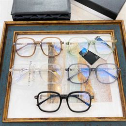 2024 New High Quality 10% OFF Luxury Designer New Men's and Women's Sunglasses 20% Off the same type of letter leg myopia eyeglass frame female ch3926 plain small face