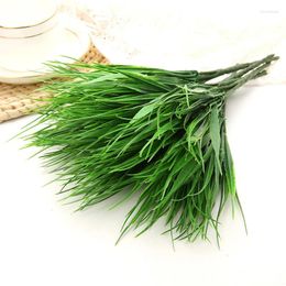 Decorative Flowers Simulated Flower Seedlings Plastic Grass Garden Decoration Water Living Room Dining Partition Viridiplantae Materials