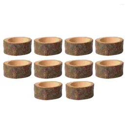 Candle Holders Tea Light Decorative Bulk Wooden House Decorations Home Creative Candleholder