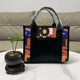 Trend Casual Large-capacity Letter Tote Bag New Luxury Design Ladies Handbag Square PU Shoulder Bag Crossbody Accept Custom