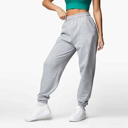 New Custom Oem Womens Fleece Casual Oversized Jogging Pant Joggers Tracksuit Bottoms Women Running Sweatpants with Pockets