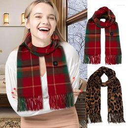 Blankets Heated Scarf For Women USB Charging Electric Scarves With Heating Pad Outdoor Travelling School Work Shopping Blanket