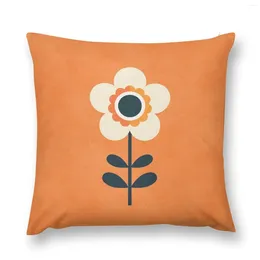 Pillow Retro Blossom - Orange And Cream Throw Christmas Cases Decorative S