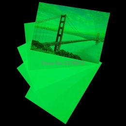 Paper Luminous Printing Paper Photoluminescent Inkjet Printing Paper Vnyl for Pictures Halloween Party 297x210mm