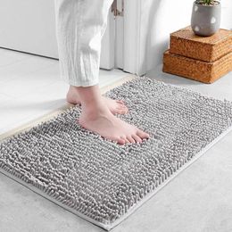 Carpets Chenille Floor Mat Bath Soft Absorbent Anti Slip Cartoon Hallway Entrance Rug Bedroom Living Capret Doormat B1N2