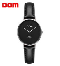 DOM Women Watches New Top Brand Luxury Casua Simple Quartzwatch Leather Strap Lady Watch for Women Relogi Feminino G36L2MS2053154