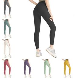 2024 lululemenI Leggings Yoga Align Leggings Womens Shorts Cropped Outfits Lady Sports Ladies Pants Exercise Fiess Wear Girls Running Legging Gym Slim Fit Pants hu6