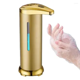 Liquid Soap Dispenser Automatic Foam Stainless Steel Touchless Hand Smart Electric Pump For Bathroom Kitchen