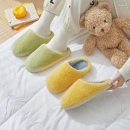 Slippers Women House Soft Home Cotton Slipper Autumn Winter Indoor Light Floor Shoes Men Silence Slides Bedroom Japanese Style