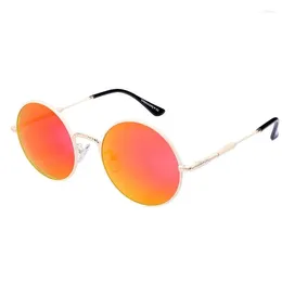 Sunglasses Round Frame Fashion Polarised Driving Glasses For Men Coloured Lenses UV Protection Women