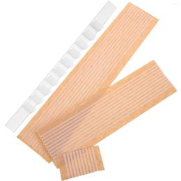 Storage Bags 100 Pcs Wooden Hanger Plastic Hangers Non-skid Strips Silica Gel Adhesive Grips