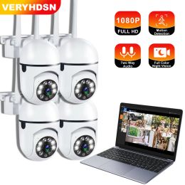 Cameras 5G 1080P Cameras Wifi Video Surveillance IP Outdoor Security Protection Monitor 4.0X Zoom Home Wireless Track Alarm Waterproof