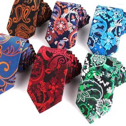 Bow Ties Paisley Tie For Men Women Skinny Neck Party Business Casual Slim Neckties Classic Suit Adult Bandanna