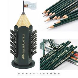 Pencils FaberCastell 9000 Sketch Pencils B/2B/3B/4B/5B/6B/7B/8B/H/2H/3H/4H/5H/6H/F 12/16pcs Wood Pencil Graphite Pencil School Drawing