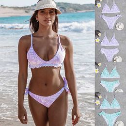Designer bikini New bathing suit printed cute triangle bag for girls split bathing suit swimsuit for women bathing suit designer swimwear