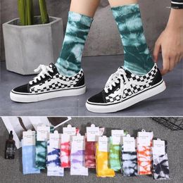 Men's Socks Tie-dye For Couples Fashionable High Street Fashion Hip-hop Style Men And Women