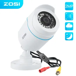 Cameras ZOSI 1080P TVI AHD CCTV Waterproof Video Surveillance House Camera Analogue Nightvision Support TVI Hybrid DVR BNC Connexion