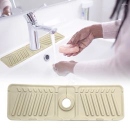 Table Mats Silicone Faucet Mat Sink Splash Guard Multifunction Kitchen Counter Drying Pad Non-slip Splash-Proof Supplies