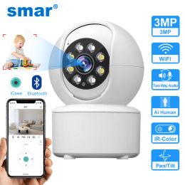 Cameras Smar HD 3MP Cloud Wireless IP Camera Intelligent Auto Tracking Of Human Home Security Surveillance CCTV Network Wifi Camera