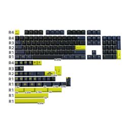 Combos Mechanial Keyboard PBT Keycap Cherry Profile GMK NightRunner Keycaps ISO Enter 2U 2.25U 2.75U 3U 6.25U 7U Spacebar Keys