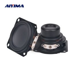 Speakers AIYIMA 2Pcs 45MM 4 Ohm 10W Speakers 19 Core Square Rubber Edge Waterproof Ndfeb Full Range Loudspeaker DIY Sound BT Amp Speaker