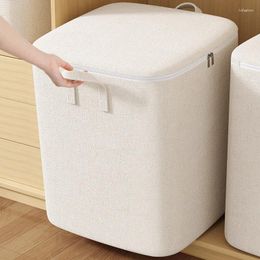 Storage Bags Bag Zipper Cotton Large Capacity Home Clothes Quilt Bedroom Sorting Box Moving Packaging