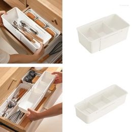 Storage Bottles Basket Plastic Household Hanging Rack Drawer Edge Box Fork Spoon Socks Sorting