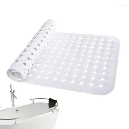 Bath Mats Anti Slip Mat For Bathtub Washable Non-Slip With Suction Cups Bathing Essentials Safety Washroom