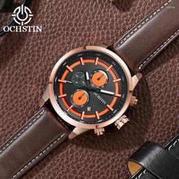 Wristwatches Ochstin Model 2024 Sport Trend Wind Legend Series Multifunction Quartz Movement Waterproof Watch Men's