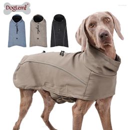 Dog Apparel Warm Pet Clothing Waterproof And Thickened Outdoor Soft Jacket