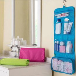 Storage Bags Women Portable Cosmetic Foldable Travel Bag Organizer Toiletry Wash