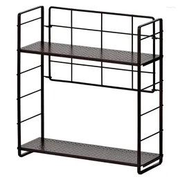 Storage Bottles Household Floor-to-ceiling Kitchen Rack Seasoning Double Wrought Iron Jar Wholesal