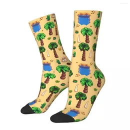 Men's Socks Funny Happy Calico Desert Vintage Harajuku Stardew Valley Hip Hop Novelty Seamless Crew Crazy Sock Gift Printed