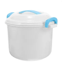 Dinnerware Soup Bowl Plastic Rice Cooker Microwave For Small Containers Cookware Cup Oven Steamer Portable