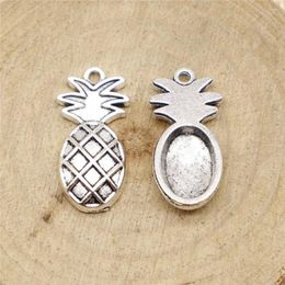 Charms Accessories For Women Pineapple Jewelry Pendants 24x12mm 10pcs