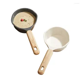 Pans H7EA Milk Pots 250ml Nonstick Fryings Butter Warmer Chocolate Melt Small Cookware With Long Handle Mini Saucepan