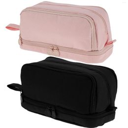 Storage Bags Large Capacity Pencil Case Portable Bag With 4 Compartments Durable Pouch Multi-Slot Aesthetic
