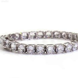 Jewellery Fashion Iced Out 925 Sterling Silver Lab Grown Diamond Vvs Moissanite Tennis Bracelet for Men Woman