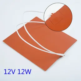 Carpets 12V 12W Heating Pad Safe Waterproof Silicone Heater Longlifespan For Printer Heated Bed Mat 100 120mm