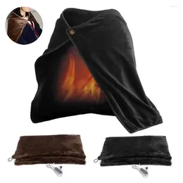 Blankets Usb Electric Shawl Cosy Heated Blanket Adjustable 3 Levels Temperature Fast Heating Wearable Wrap For Comfort