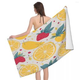 Towel A Splash Of Sun-Kissed Flavour Summertime Sweetness 80x130cm Bath Brightly Printed Suitable For Tour Party